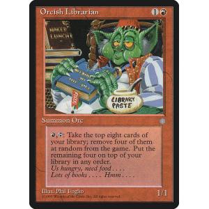 MTG ■赤/英語版■ 《オークの司書/Orcish Librarian》アイスエイジ ICE