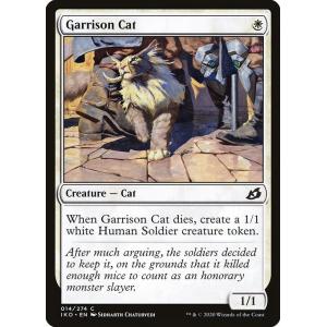 MTG ■白/英語版■ 《駐屯地の猫/Garrison Cat》イコリア:巨獣の棲処 IKO