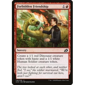 MTG ■赤/英語版■ 《禁じられた友情/Forbidden Friendship》イコリア:巨獣の...