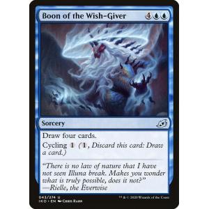 MTG ■青/英語版■ 《願い与えの加護/Boon of the Wish-Giver》★FOIL★...