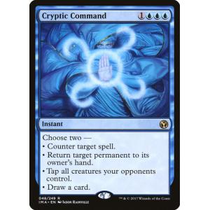 MTG ■青/英語版■ 《謎めいた命令/Cryptic Command》★FOIL★ アイコニックマ...