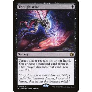 MTG ■黒/英語版■ 《思考囲い/Thoughtseize》★FOIL★ アイコニックマスターズ ...