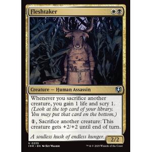 MTG ■金/英語版■(235)《肉削ぎ屋/Fleshtaker》イニストラード：リマスター 金U