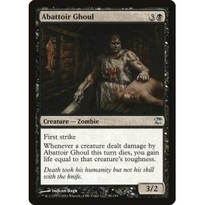 MTG ■黒/英語版■《肉切り屋のグール/Abattoir Ghoul》イニストラード ISD