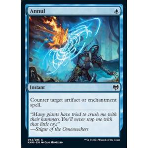 MTG ■青/英語版■ 《無効/Annul》カルドハイム　KHM