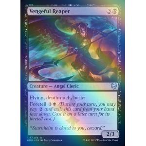 MTG ■黒/英語版■ 《復讐に燃えた死神/Vengeful Reaper》★FOIL★カルドハイム...