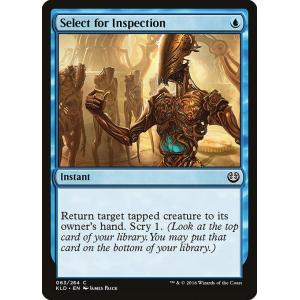 MTG ■青/英語版■ 《抜き取り検査/Select for Inspection》カラデシュ KL...