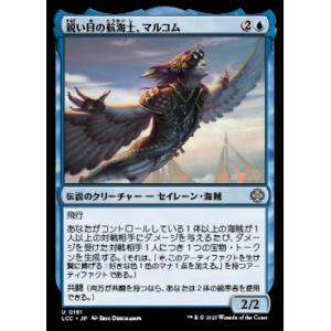 MTG ■青/日本語版■ 《鋭い目の航海士、マルコム/Malcolm, Keen-Eyed Navi...