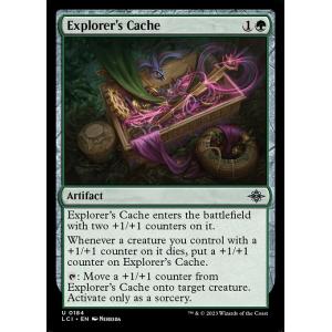 MTG ■緑/英語版■ 《探検者の隠し場所/Explorer's Cache》 イクサラン：失われし...