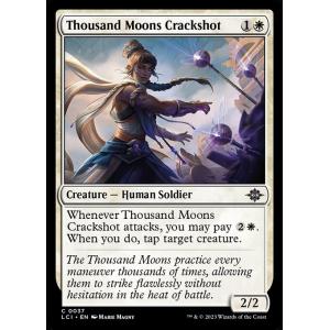 MTG ■白/英語版■ 《千の月の撃ち手/Thousand Moons Crackshot》 ★FO...