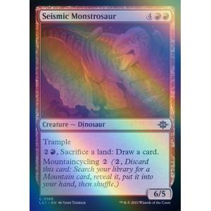 mtg テキストレス FOIL 4枚セット ギガントサウルス 英語版 fdn MTG □緑/英語版□(718)《ギガントサウルス/Gigantosaurus》☆FOIL