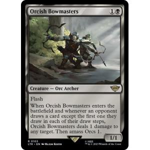 MTG ■黒/英語版■ 《オークの弓使い/Orcish Bowmasters》指輪物語:中つ国の伝承...