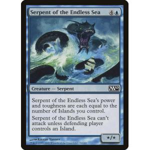 MTG ■青/英語版■ 《終わり無き海の海蛇/Serpent of the Endless Sea》...
