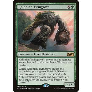 MTG ■緑/英語版■《カロニアのツイングローブ/Kalonian Twingrove》基本セット2015 M15