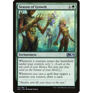 MTG ■緑/英語版■ 《成長の季節/Season of Growth》基本セット2020 M20｜shop998