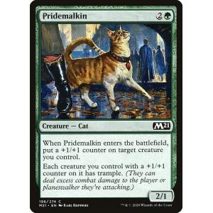 MTG ■緑/英語版■ 《誇り猫/Pridemalkin》基本セット2021 M21