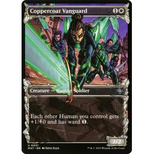 MTG ■白/英語版■ 《銅纏いの先兵/Coppercoat Vanguard》▲ショーケース▲ 機...