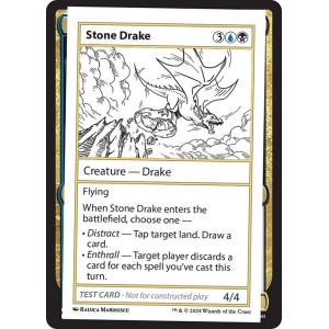 MTG ■テストカード/英語版■(363)《Stone Drake》ミステリーブースター2 MB2 ...