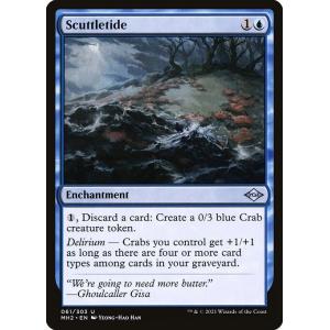 MTG ■青/英語版■ 《小走り波/Scuttletide》★FOIL★モダンホライゾン２ MH2