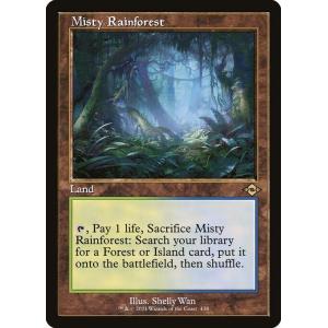 MTG ■土地/英語版■ 《霧深い雨林/Misty Rainforest》★旧枠エッチングFOIL★...