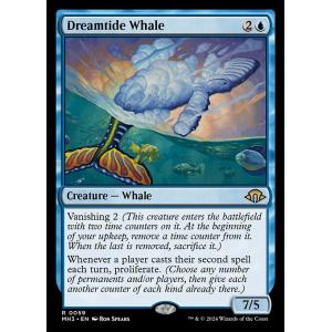 MTG ■青/英語版■ (059)《夢潮の鯨/Dreamtide Whale》MH3 青R