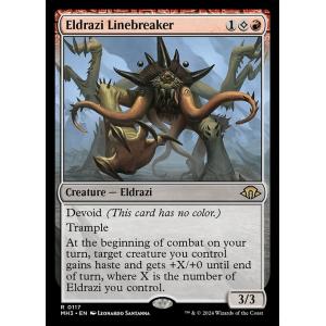 MTG ■赤/英語版■ (117)《エルドラージの戦線破り/Eldrazi Linebreaker》...