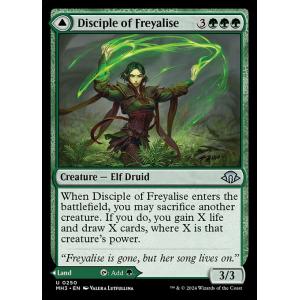 MTG ■緑/英語版■ (250)《フレイアリーズの信奉者/Disciple of Freyalis...