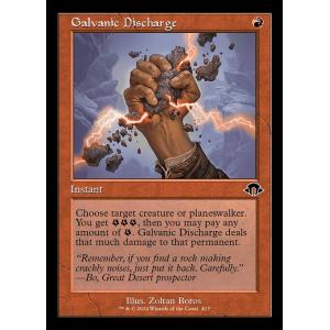 MTG ■赤/英語版■(417)《電気放出/Galvanic Discharge》▲旧枠▲ MH3赤...