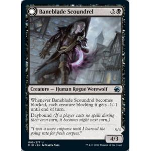 MTG ■黒/英語版■ 《破滅刃の悪漢/Baneblade Scoundrel》イニストラード真夜中の狩り MID｜shop998