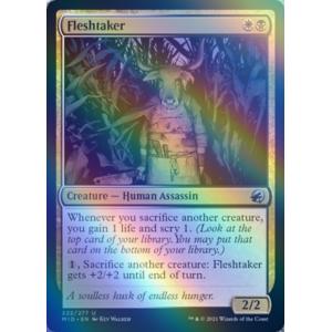 MTG ■金/英語版■ 《肉削ぎ屋/Fleshtaker》★FOIL★イニストラード真夜中の狩り MID