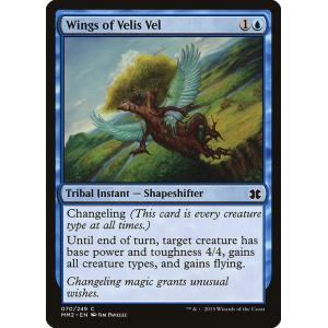 MTG ■青/英語版■ 《ヴェリズ・ヴェルの翼/Wings of Velis Vel》モダンマスターズ2015 MM2