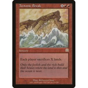 MTG ■赤/英語版■ 《地盤の亀裂/Tectonic Break》メルカディアン・マスクス MMQ