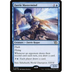 MTG ■青/英語版■ 《フェアリーの黒幕/Faerie Mastermind》機械兵団の進軍 MO...