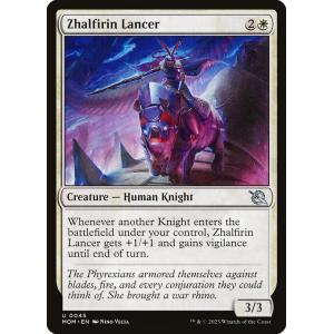 MTG ■白/英語版■ 《ザルファーの槍騎兵/Zhalfirin Lancer》★FOIL★ 機械兵...