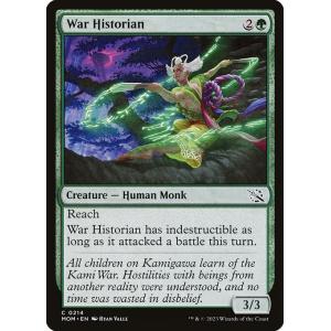 MTG ■緑/英語版■ 《戦争歴史家/War Historian》★FOIL★ 機械兵団の進軍 MO...