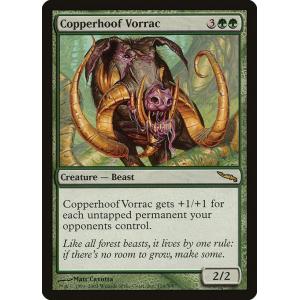 MTG ■緑/英語版■ 《銅の蹄のヴォラック/Copperhoof Vorrac》ミラディン MRD