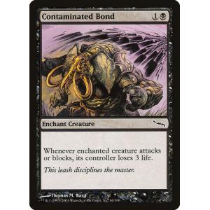 MTG ■黒/英語版■ 《汚染された結合/Contaminated Bond》★FOIL★ ミラディン MRD｜shop998