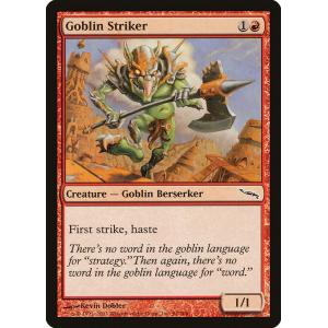 MTG ■赤/英語版■ 《ゴブリンの打撃者/Goblin Striker》★FOIL★ ミラディン MRD｜shop998