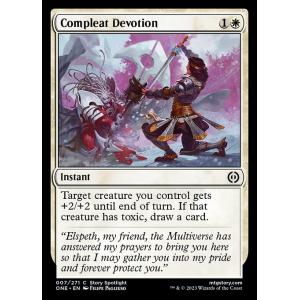 MTG ■白/英語版■ 《完成化の祈り/Compleat Devotion》ファイレクシア：完全なる統一 ONE｜shop998