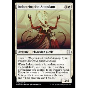 MTG ■白/英語版■ 《教化案内人/Indoctrination Attendant》ファイレクシア：完全なる統一 ONE｜shop998