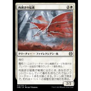 MTG ■白/日本語版■ 《肉剥ぎの猛禽/Flensing Raptor》ファイレクシア：完全なる統一 ONE