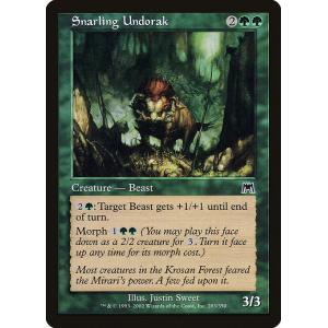 MTG ■緑/英語版■ 《うなるアンドラック/Snarling Undorak》オンスロート ONS