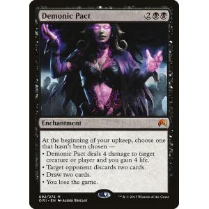 MTG ■黒/英語版■ 《悪魔の契約/Demonic Pact》マジックオリジン ORI