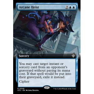 MTG ■青/英語版■ (049)《秘儀の強奪/Arcane Heist》▲拡張アート▲ サンダージ...