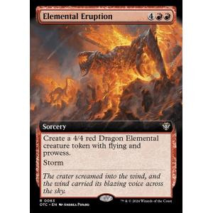 MTG ■赤/英語版■ (063)《精霊の噴火/Elemental Eruption》▲拡張アート▲...