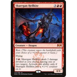 MTG ■赤/英語版■ 《スカルガンのヘルカイト/Skarrgan Hellkite》ラヴニカの献身...