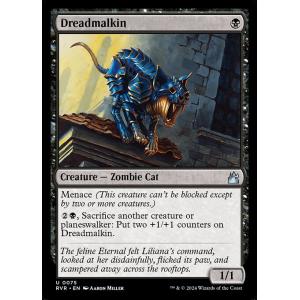 MTG ■黒/英語版■ 《戦慄猫/Dreadmalkin》ラヴニカ リマスター RVR
