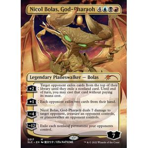 MTG ■金/英語版■ 《王神、ニコル・ボーラス/Nicol Bolas, God-Pharaoh》...