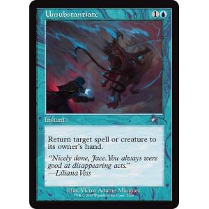 MTG ■青/英語版■ (2158)《非実体化/Unsubstantiate》Secret Lair...