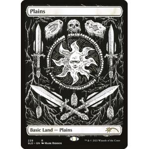 MTG ■土地/英語版■ 《平地/Plains》★FOIL★The Unfathomable Cru...